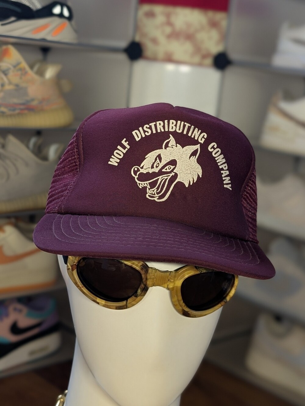 Wolf Distribution Vintage Trucker Hat (OS)